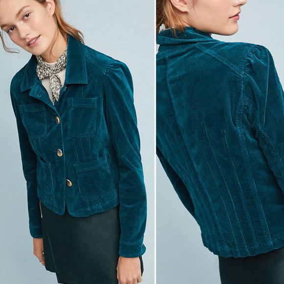 Cropped Corduroy Jacket - Picture 4 of 9